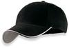 Atlantis AT602 Pilot Piping Sandwich Cap - Black/White/Grey - One Size