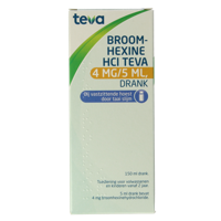 Teva Broomhexine HCL 4mg/ml = 0.8 mg 150 Milliliter