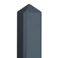 Berton paal Schelde antraciet gecoat hoekmodel 277 cm Tuindeco - Tuindeco