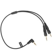 Saramonic SR-C2004 3.5mm TRS to dual 3.5mm TRS adapter cable (30cm)