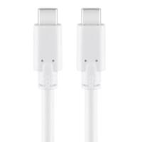 Goobay USB-C - USB-C laadkabel 1m wit - 9550205 Goobay USB-C - USB-C laadkabel 1m wit - 9550205