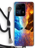 Fire & Ice: Xiaomi Mi Mix 4 Transparant Hoesje met koord