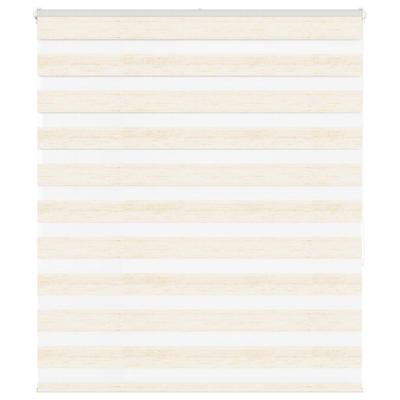 Zebra rolgordijn 130x150 cm stofbreedte 125,9 cm marmerbeige
