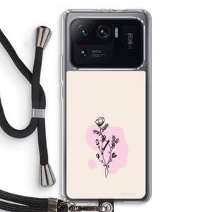 Roses are red: Xiaomi Mi 11 Ultra Transparant Hoesje met koord