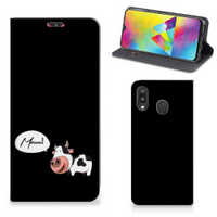 Samsung Galaxy M20 Magnet Case Cow - thumbnail