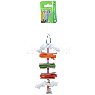 Boon Vogelspeelgoed Ladder Hout Leer Bel