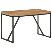 Eettafel 120x60x76 cm massief acaciahout en mangohout - thumbnail
