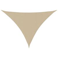 vidaXL Zonnescherm driehoekig 5x5x6 m oxford stof beige