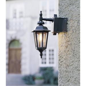 Konstsmide Pallas Down 519-750 Buitenlamp (wand) Spaarlamp, LED E27 60 W Zwart