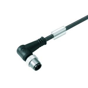 Weidmüller 1279420150 Sensor/actuator connector, geassembleerd M12 Aantal polen (sensoren): 8 Stekker, haaks 1.50 m 1 stuk(s)