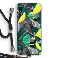 Fantasie jungle: Samsung Galaxy A10 Transparant Hoesje met koord