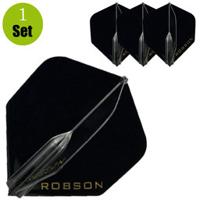 Robson Robson Standaard Dartflights - Zwart