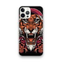 Tiger and Rattlesnakes: iPhone 12 Pro Max Transparant Hoesje