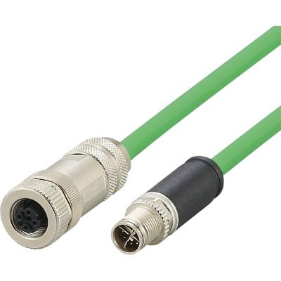 ifm Electronic E80412 Verbindingskabel Aantal polen (sensoren): 8, 4 0.5 m 1 stuk(s)