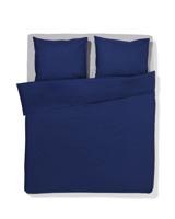 HEMA Dekbedovertrek 240x200/220cm Percal Donkerblauw (donkerblauw)