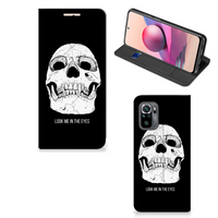 Mobiel BookCase Xiaomi Redmi Note 10 4G | 10S | Poco M5s Skull Eyes - thumbnail