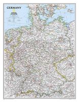 Wandkaart Germany - Duitsland, 58 x 76 cm | National Geographic