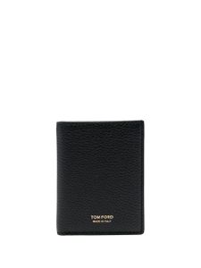 TOM FORD portefeuille en cuir grainé - Noir