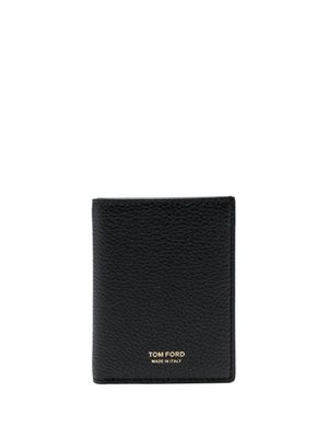 TOM FORD portefeuille en cuir grainé - Noir