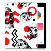 Tablet BackCover Apple iPad 9.7 2018 | 2017 Skull Red - thumbnail