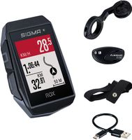 Sigma Sport Sigma rox 11.1 evo gps hr set zw/zw short butler+ant+/ble borstr+usb-c