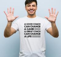 Geweldige coach tekst t-shirt