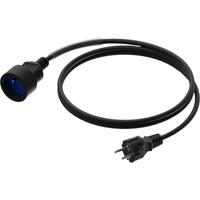 Procab CAB475-F Power schuko male - female kabel 5m penaarde