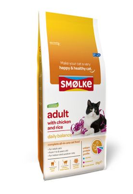 Smølke Adult Chicken & Rice kat 4kg