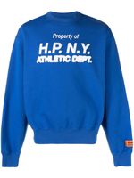 Heron Preston sweat en coton à slogan imprimé - Bleu - thumbnail