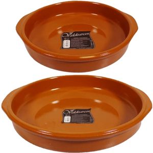 Set van 2x stuks tapas borden/ovenschalen Alicante met handvatten 34 en 26 cm