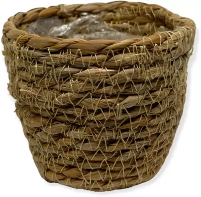 Plantenmand zeegras 10x9cm naturel