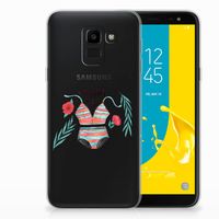 Samsung Galaxy J6 2018 Telefoonhoesje met Naam Boho Summer - thumbnail