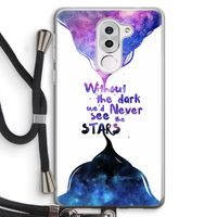 Stars quote: Honor 6X Transparant Hoesje met koord