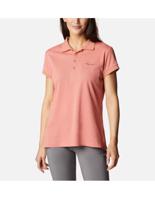 Columbia Lakeside Trail Solid Pique Dames Polo Dark Coral S