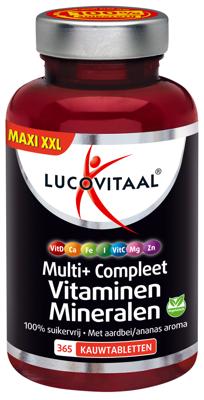 Lucovitaal Voedingssupplementen Multi+ Compleet Vitaminen Mineralen 365Tabletten