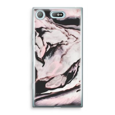 Roze stroom: Sony Xperia XZ1 Compact Transparant Hoesje