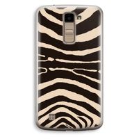 Arizona Zebra: LG K10 (2016) Transparant Hoesje