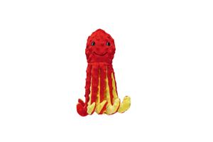Beeztees Octopus Amy Rood hondenspeelgoed 25x8,5x7,5 cm