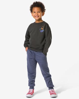 HEMA Kinderbroek sweatstof blauw (blauw)