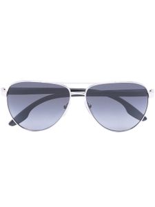 Prada Eyewear lunettes de soleil à verres teintés - Argent