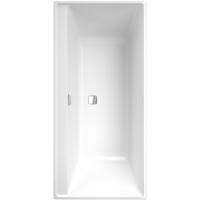 Villeroy & Boch Collaro bad rechthoek 160x75cm met badwaste chrome wit UBA160COR2DV-01