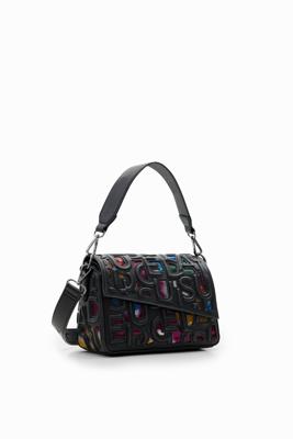 Kleine handtas met letters - BLACK - U
