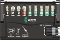 Wera Bit-Check 10 Stainless 1 SB, 10 -delig - 1 stuk(s) - 05073630001