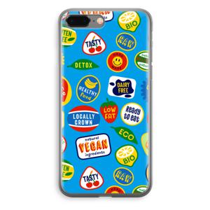 Fruitsticker: iPhone 8 Plus Transparant Hoesje