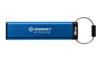 Kingston Technology IronKey 8GB Keypad 200, FIPS 140-3 Lvl 3 (aangevraagd) AES-256 versleuteld