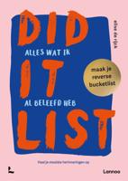 Did it list: maak je reverse bucketlist (Hardback)