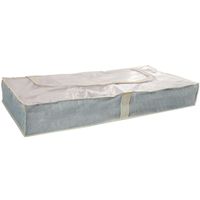 Opbergtas/beschermhoes beddengoed/kleding - voor onder bed - 109 x 46 x 15 cm   -