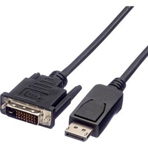 VALUE DisplayPort Kabel DP Male - DVI (24+1) Male, LSOH, zwart, 2 m