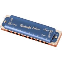 Fender Midnight Blues Harmonica C mondharmonica met opbergdoosje