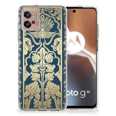 Motorola Moto G32 | TPU Case | Beige Flowers
